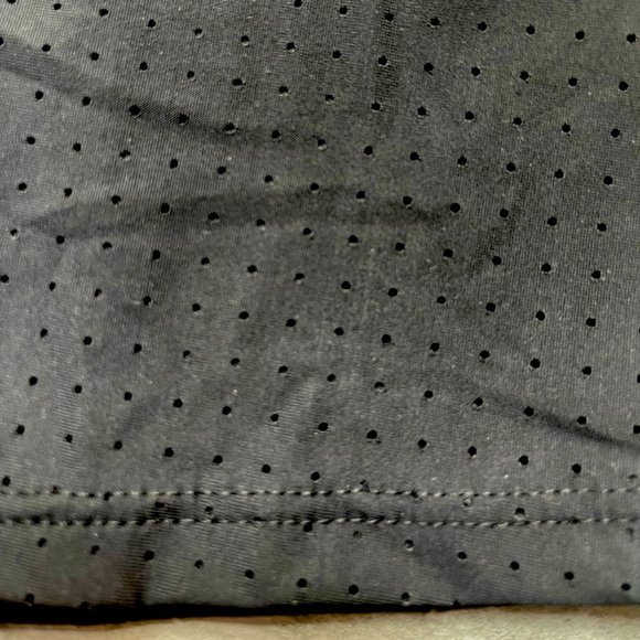 NWT ATHLETA Cross Train Tankini Support Top Black Perforated - Picture 5 of 5